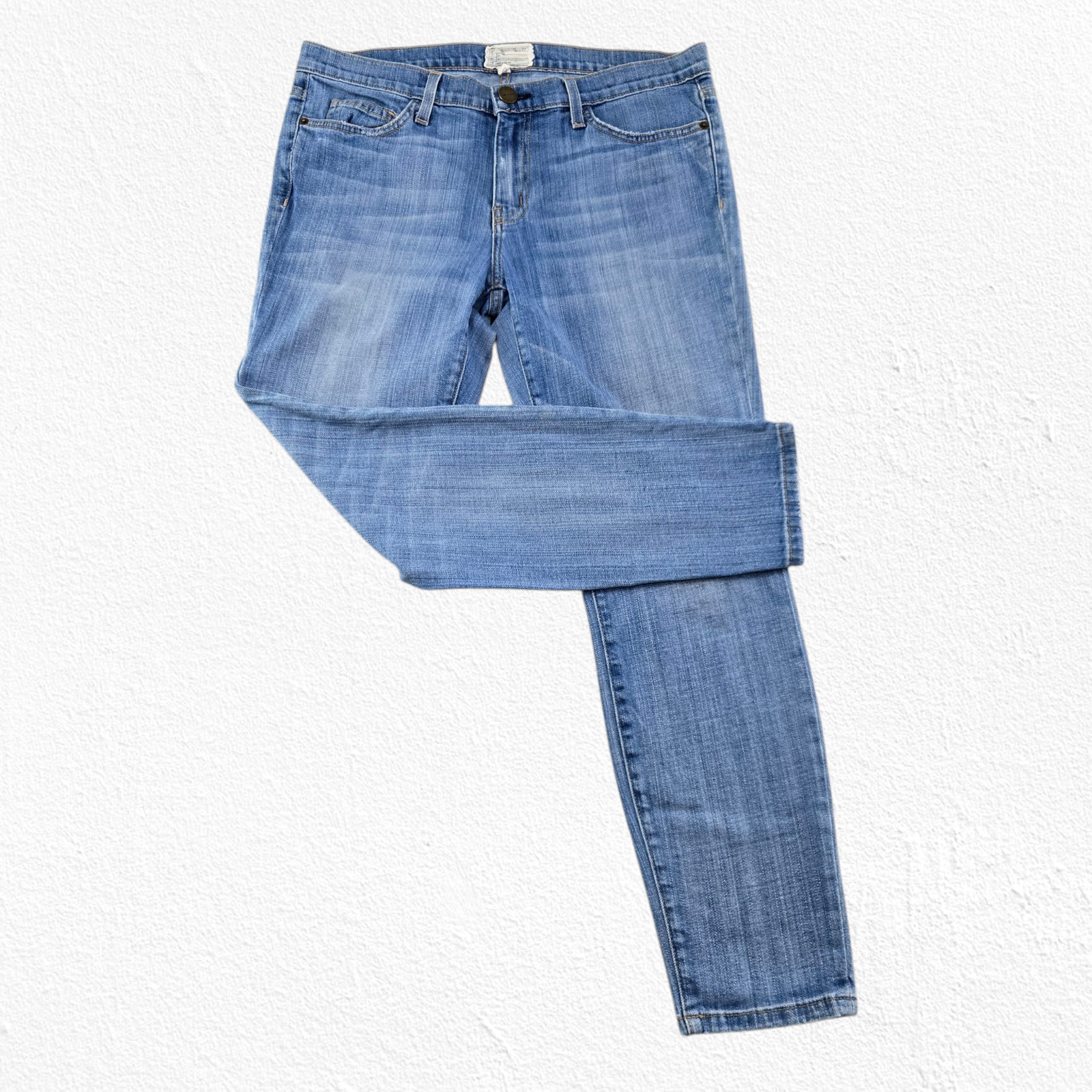 Current/Elliott The Stiletto Skinny Jeans Light Wash Carriage Size 31 Usa Made